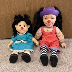 RARE Vintage Big Comfy Couch Loonette and Molly Dolls!